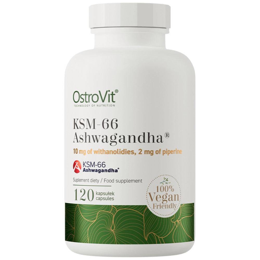 KSM-66 Ashwagandha® 200 mg / VEGE CAPS 120 капсули