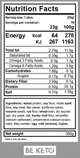 Keto Multigrain Bread - 360 грама