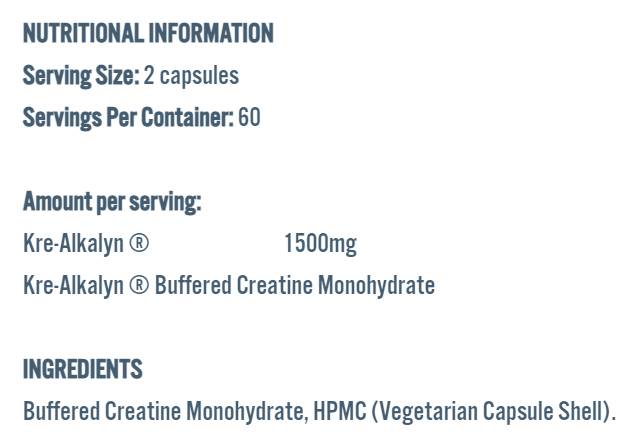 Kre -Alkalyn 1500 - 120 капсули