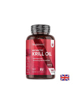 Грижа за сърцето, мозъка и зрението - антарктическо крило масло 600 mg, 180 Softgel капсули - Crill Oil