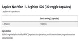L -аргинин 1500 - 120 капсули