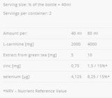 L -carni шок - 12 x 80 ml