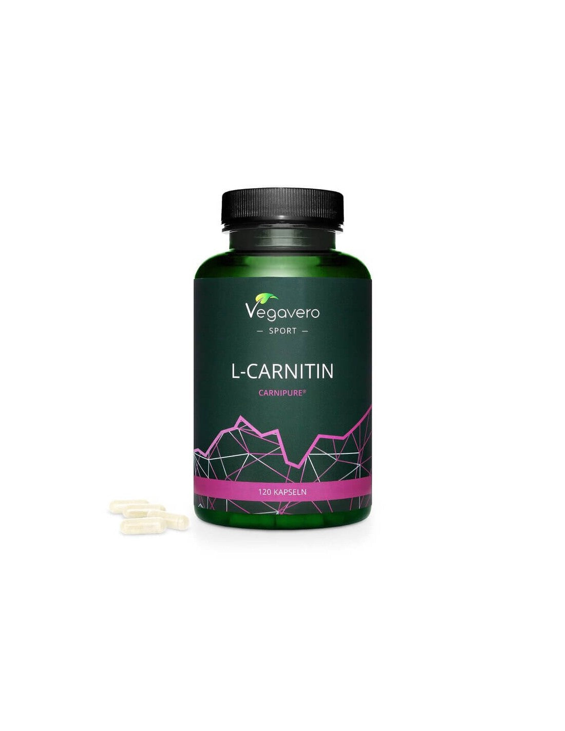 L-карнитин, 120 капсули, 100% веган <tc>Vegavero</tc>