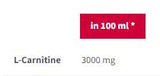L-Carnitine 3000 Sport Endurance | Изстрел - 100 ml