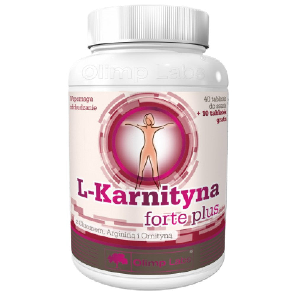 L-карнитин Forte плюс 500 mg 40 дъвчащи таблетки