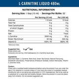 L -карнитин течност 3000 със зелен чай - 480 ml