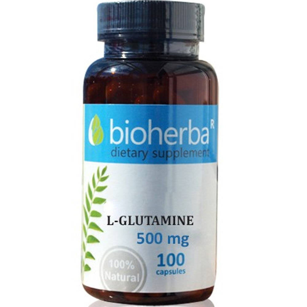 L -глутамин 500 mg - 100 капсули