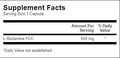 L -глутамин 500 mg - 100 капсули