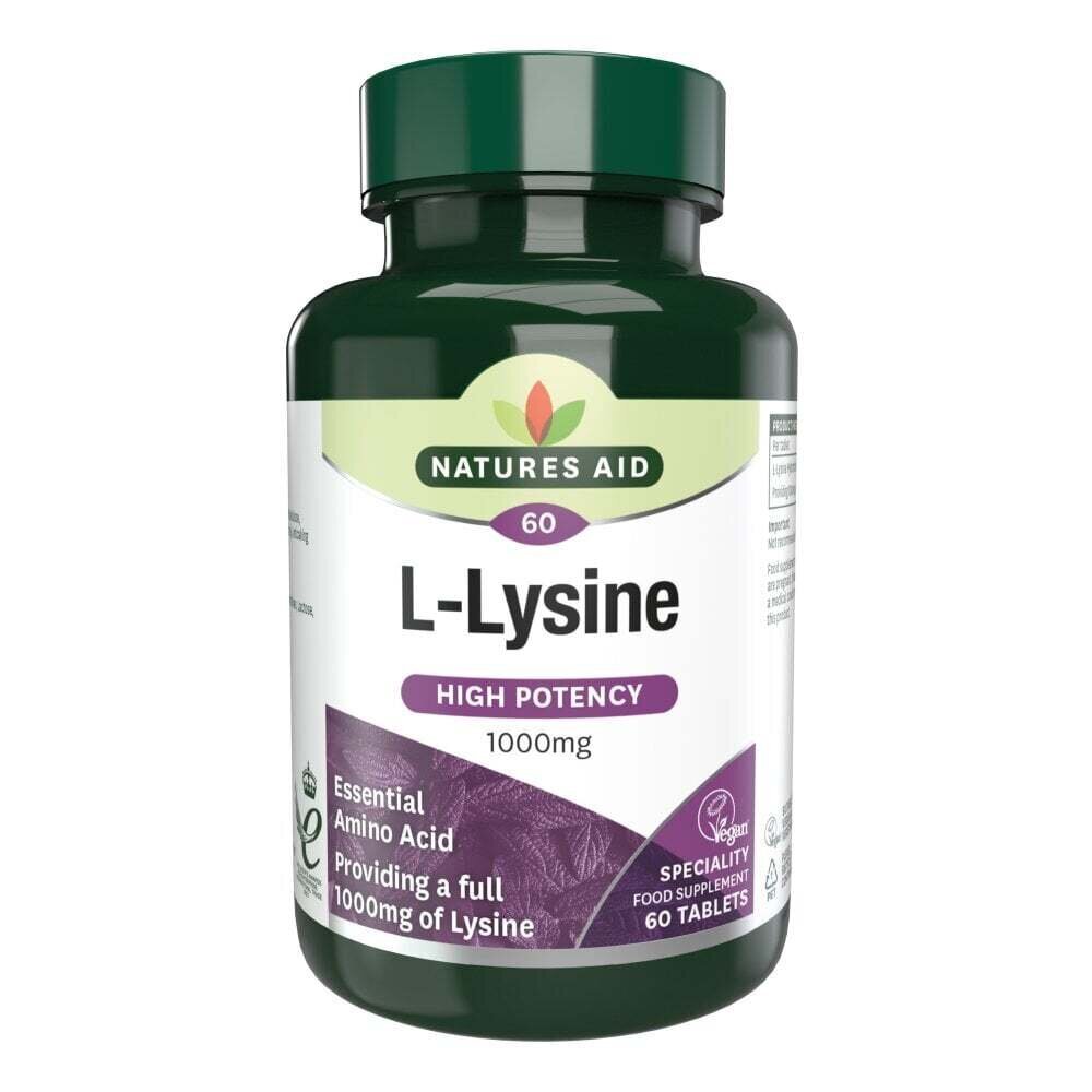 L-lysine 1000mg 60 таблетки Naturesaid