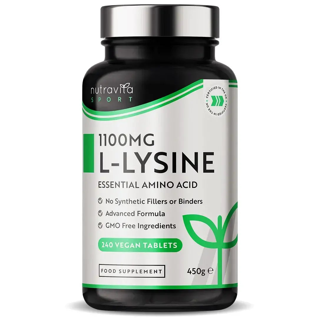 L-Lysine 1100mg 240 вегански таблетки