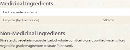 L -Lysine 500 mg - 90 капсули