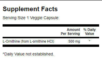 L -ornithine 500 mg - 60 капсули