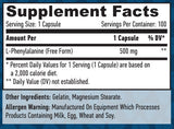 L-фенилаланин 500 mg / 100 капачки