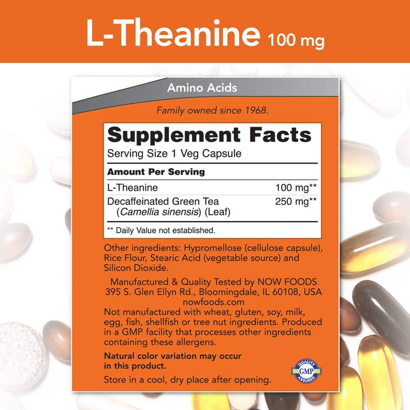 L -теанин 100 mg - 90 капсули