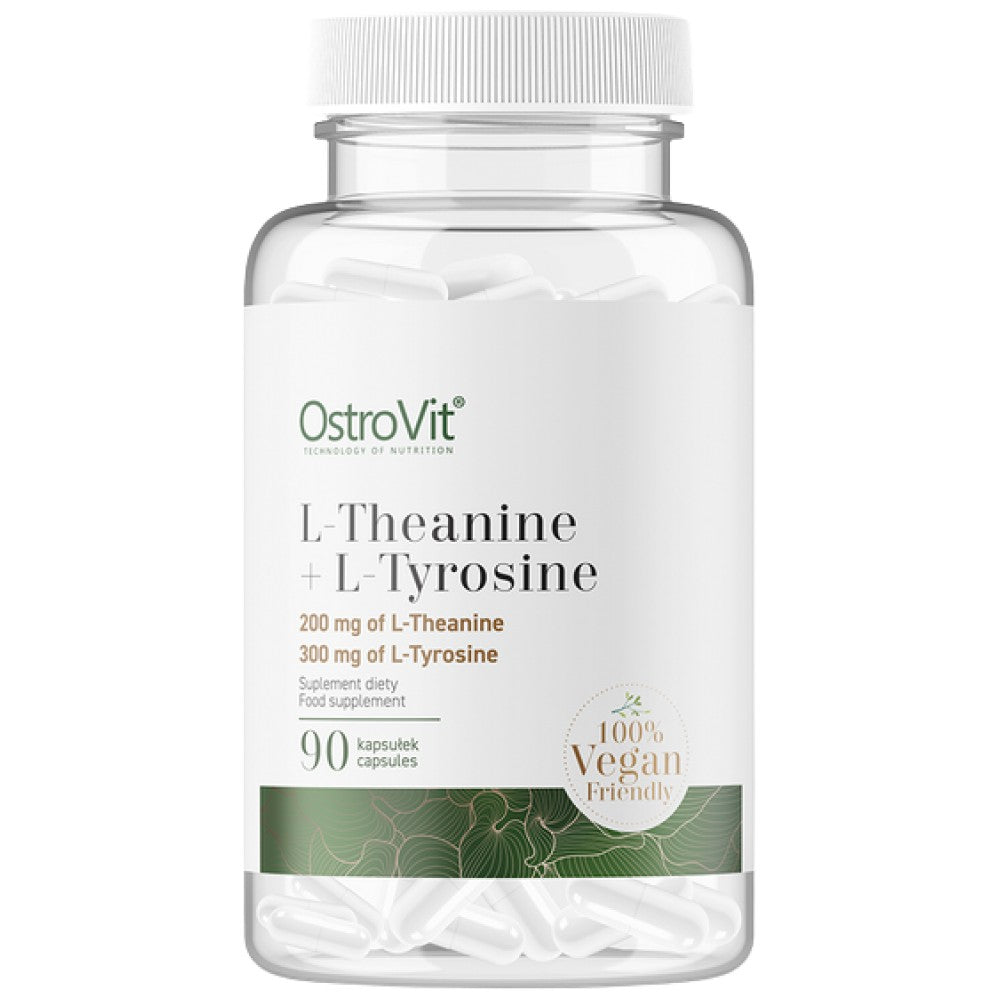 L-теанин + l-тирозин / vege 90 капсули