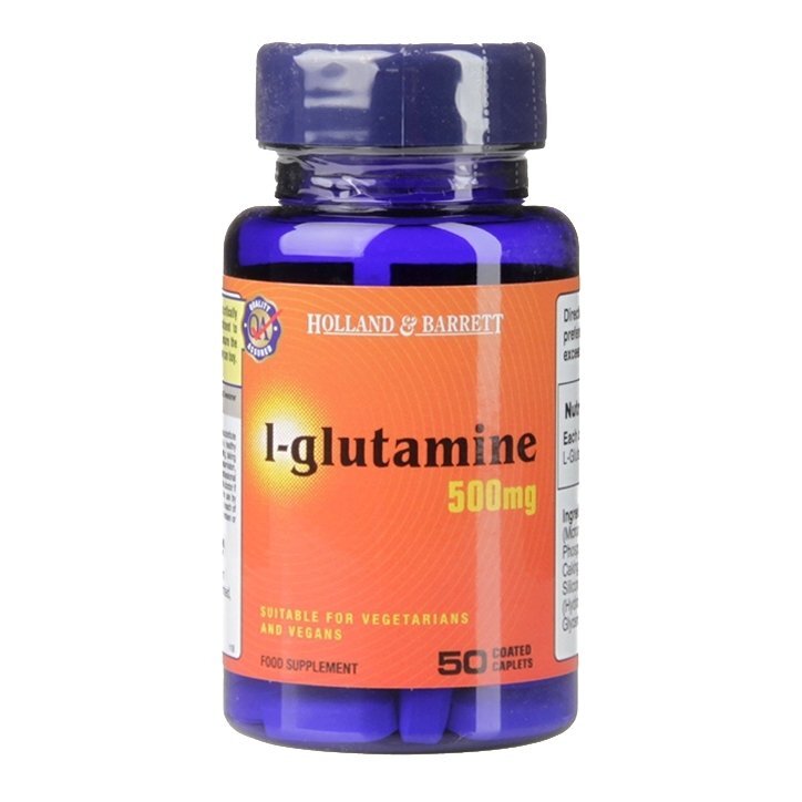 L-глутамин 500mg 50 таблетки Holland & Barrett
