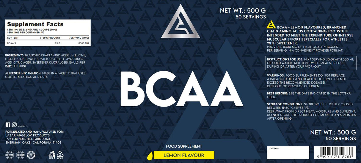La Bcaa Powder - 500 грама