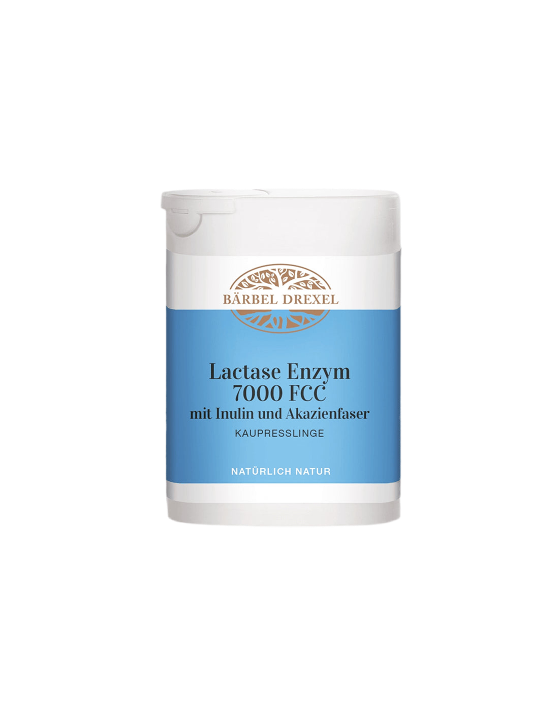Lactase Enzym 7000 FCC mit Inulin und Akazienfaser/ Lactase Enzyme, 75 таблетки за дъвчене <tc>Bärbel Drexel</tc>