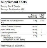 Lecithin, Kelp, B -6 и Cider Vinegar 428 mg - 240 таблетки