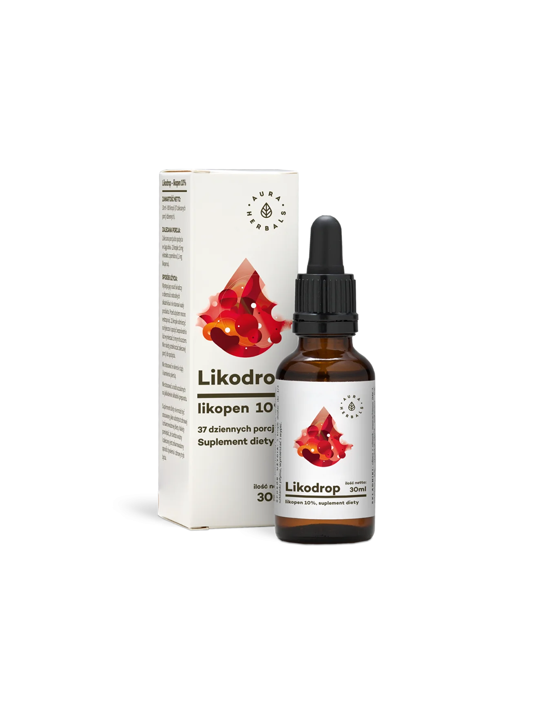 В подкрепа на сърцето и простатата - Ликопен - Likodrop, 15 mg x 30 ml капки <tc>Aura Herbals</tc>