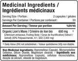 Екстракт от грива на лъвовете 600 mg - 60 капсули