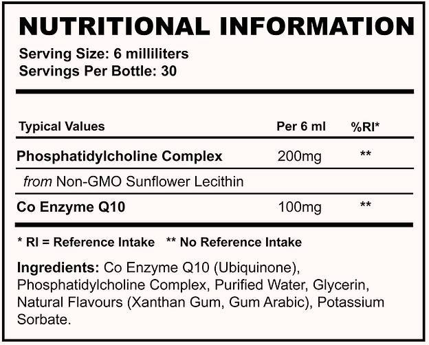 Липозомна CoQ10 100 mg 180 ml