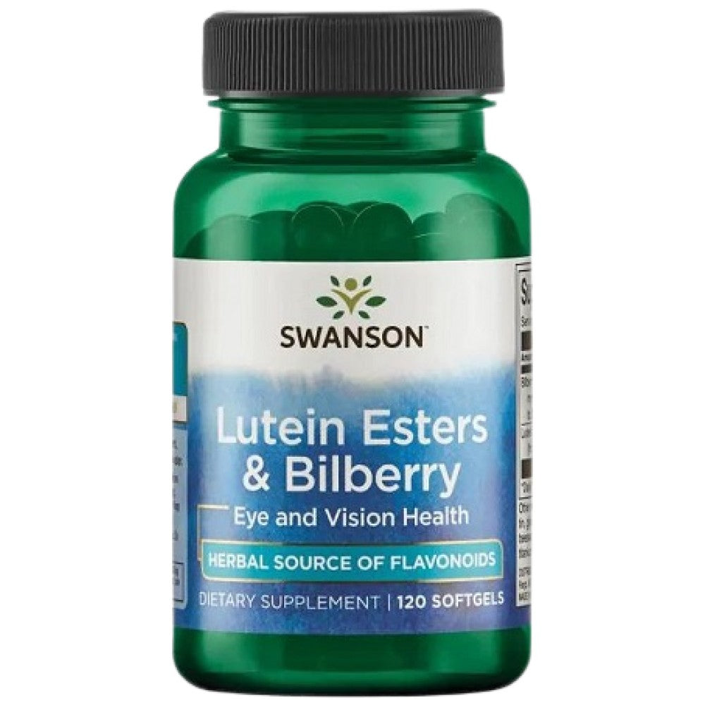 Лутеински естери и Bilberry 120 Softgels