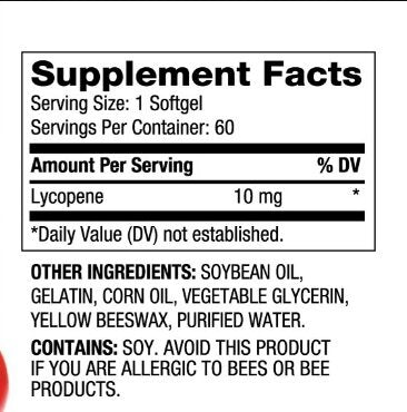 Ликопен 10 mg / 60 softgels