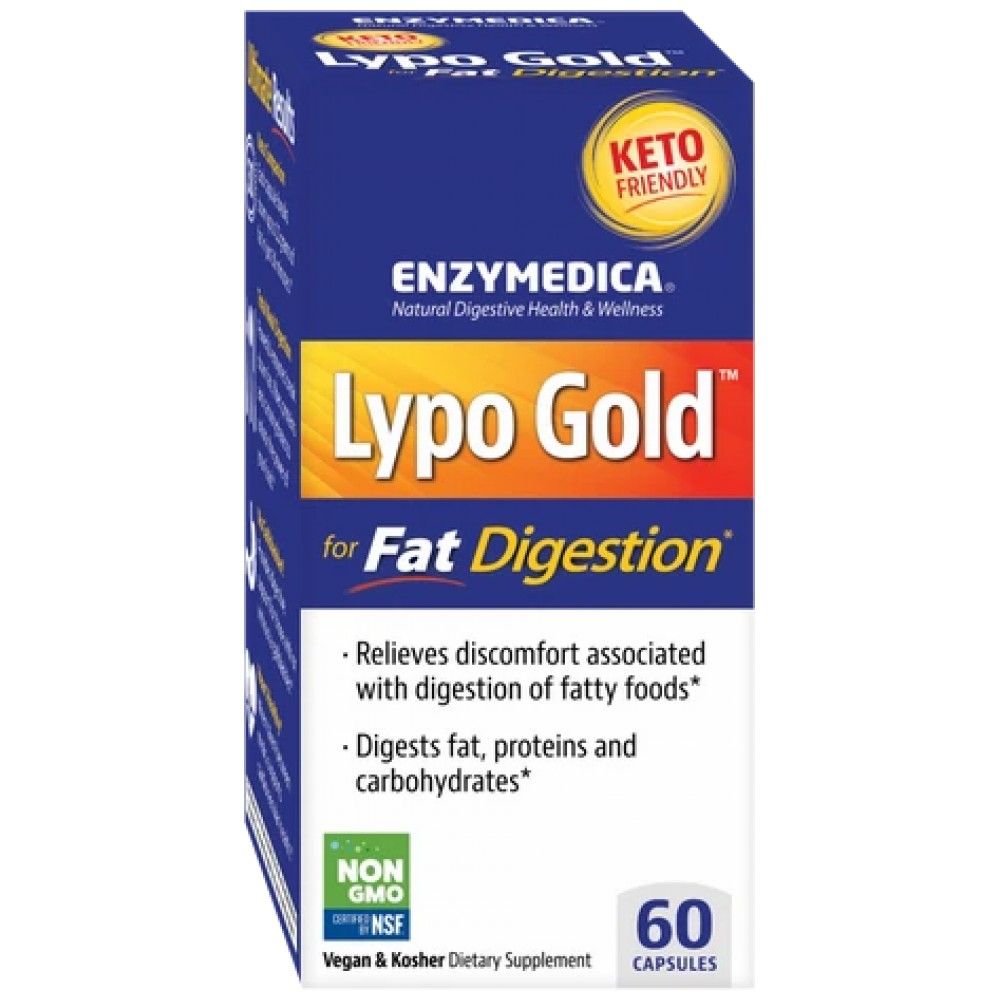 Lypo Gold | Храносмилане на мазнини - 60 капсули