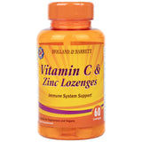 Поддръжка на витамин C & Zinc Lozenges / Имунна система - 60 бонбони