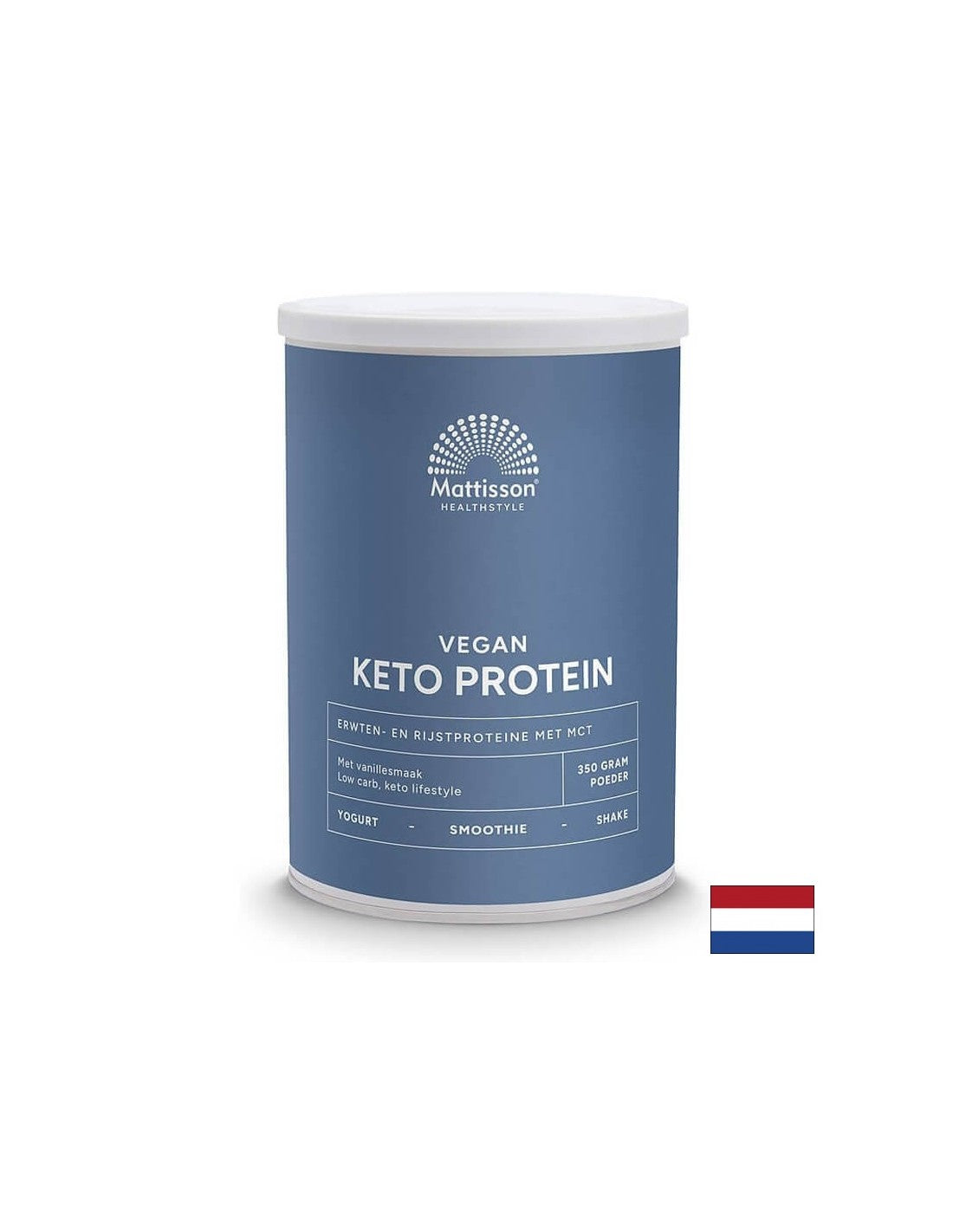 Веган кето протеинов шейк - грах, ориз, MCT, 350 g на прах <tc>Mattisson Healthstyle</tc>
