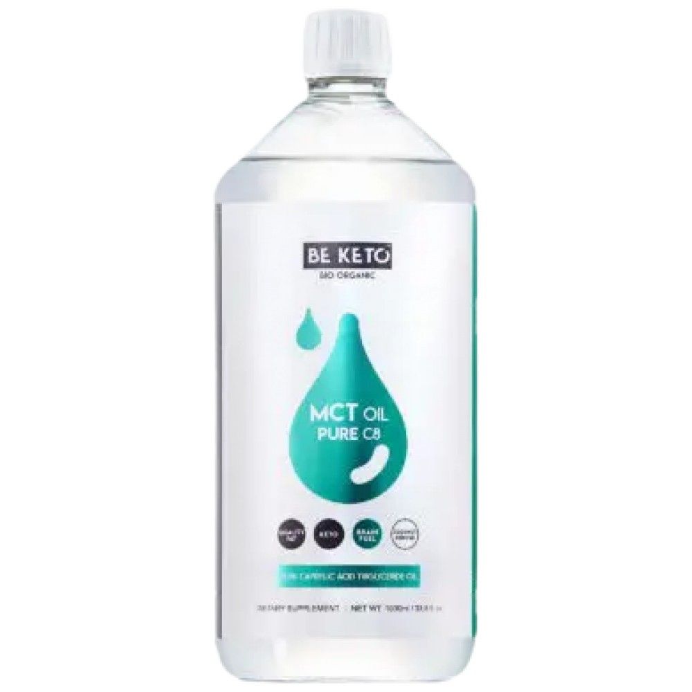 MCT масло 100% течност C8 - 1000 ml