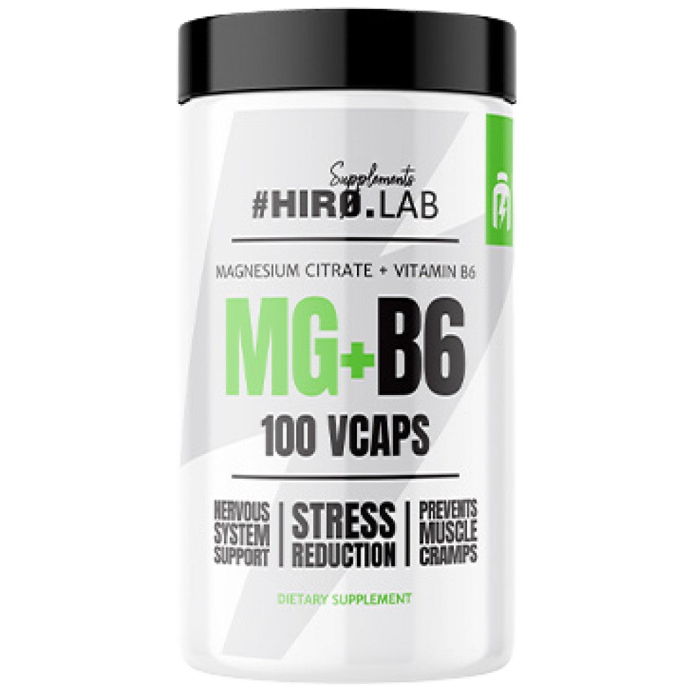 Mg + B6 | Магнезиев цитрат + В6 - 100 капсули