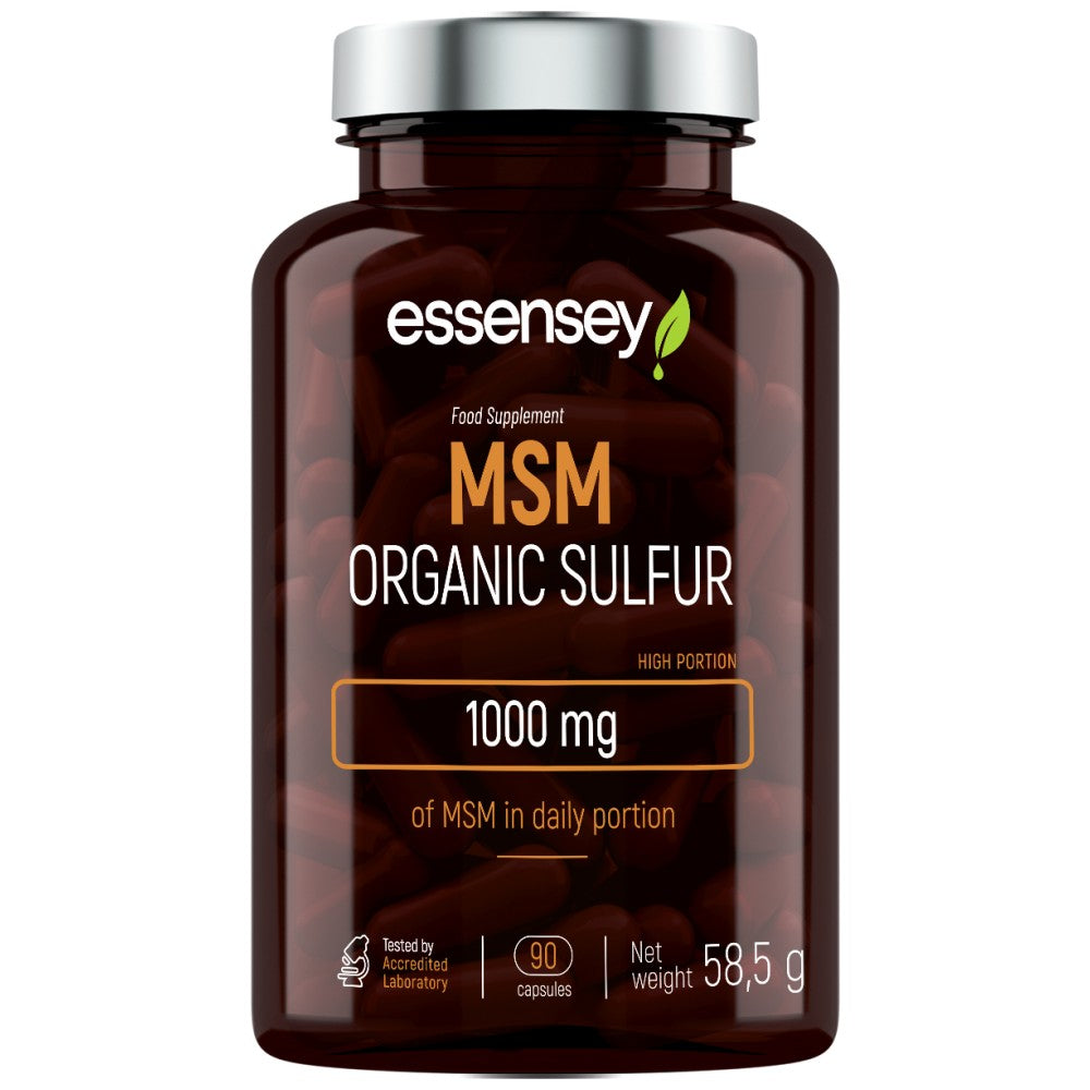 MSM органична сяра 500 mg - 90 капсули