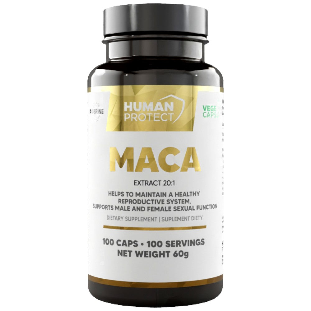 MACA 500mg | С екстракт от черен пипер - 100 капсули