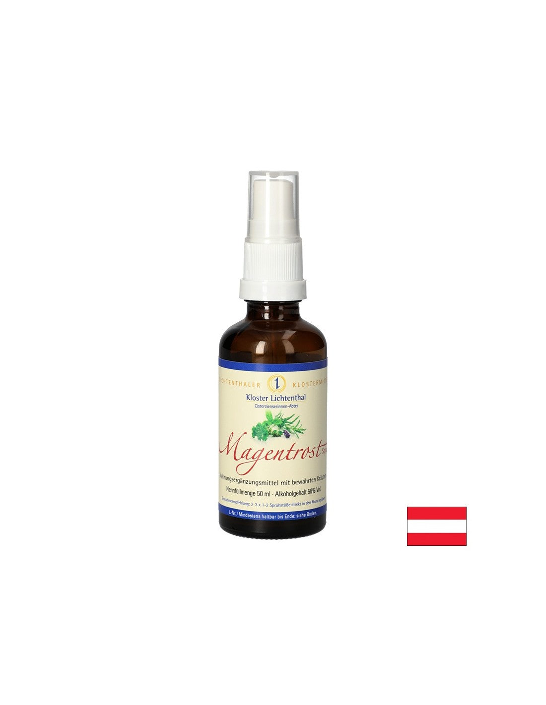Формула на билкова стомаха, 50 ml спрей