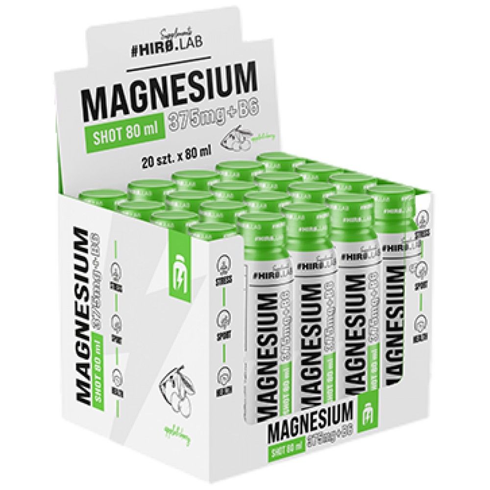 Магнезий + B6 изстрел - 20 x 80 ml