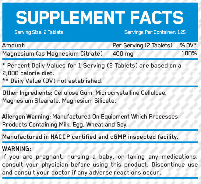 Магнезиев цитрат 200 mg / 250 раздели.