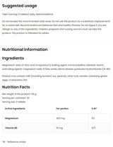 Магнезиев цитрат 400 mg + b6 90 таблетки