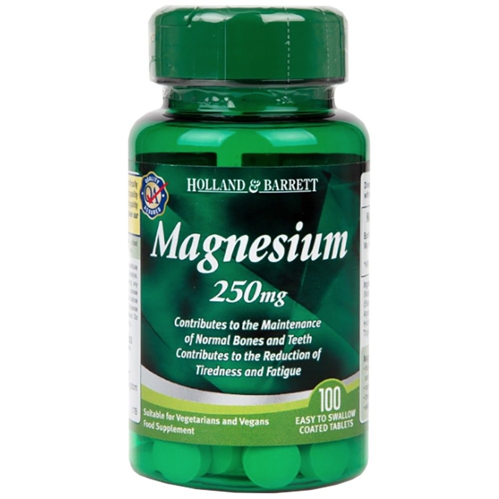 Магнезиев оксид 250 mg - 100 таблетки