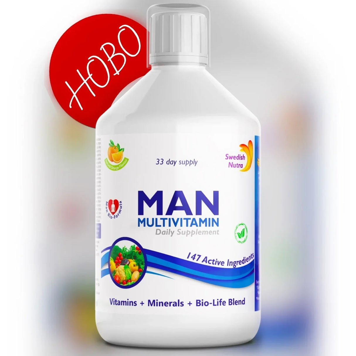 Човек мултивитамини за мъже с колаген 1497 mg - 147 активни съставки /500 ml /