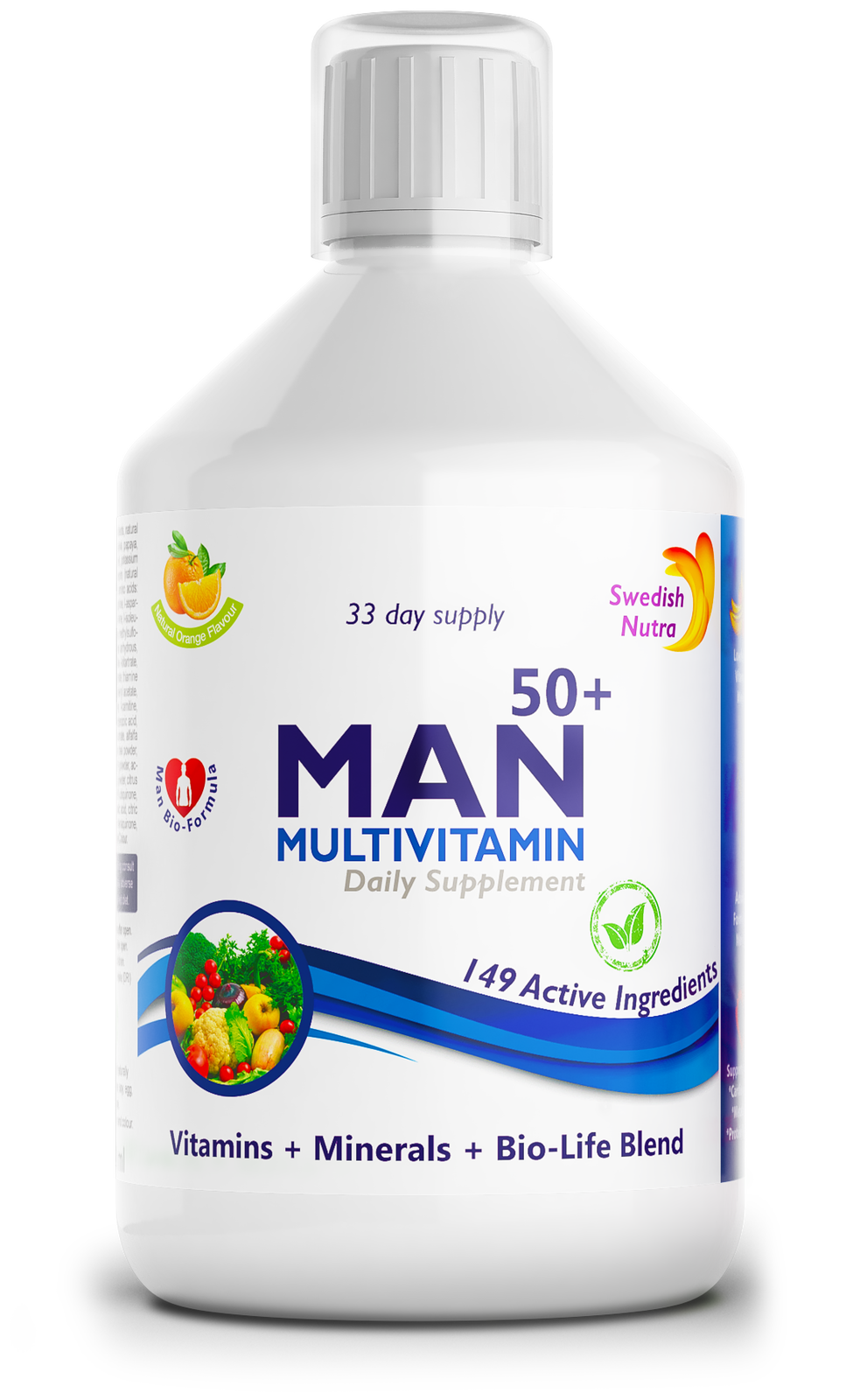 Man 50+ мултивитамини за мъже с колаген 1497 mg - 149 активни съставки /500 ml /
