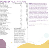 Man 50+ мултивитамини за мъже с колаген 1497 mg - 149 активни съставки /500 ml /