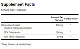 Mangosteen стандартизирани 500 mg - 90 капсули