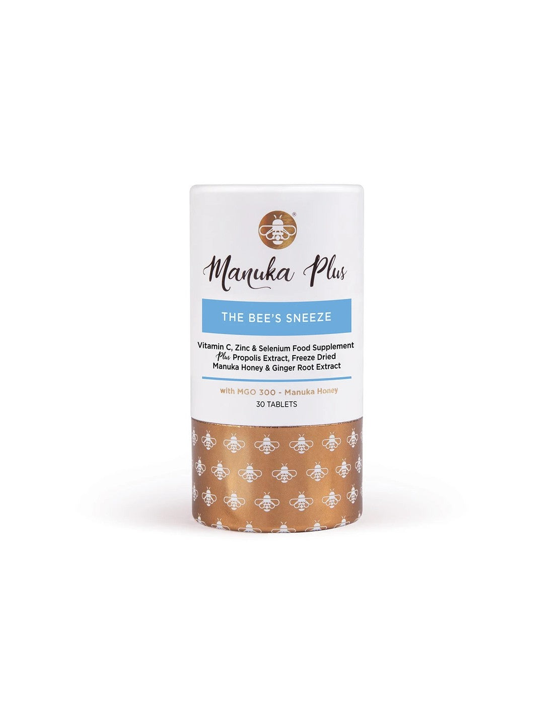 Manuka Plus® The Bee's Sneeze/ Formula за силен имунитет с Manuka Honey Mgo 300 x 30 таблетки