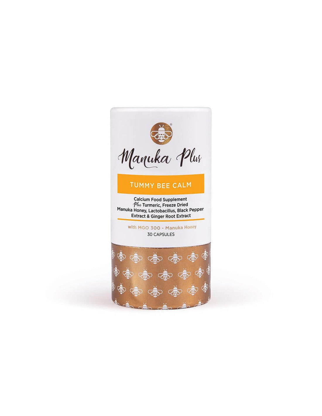 Manuka Plus Tummy Bee Calm с MGO 300 / Manuka Formula Formula за добро храносмилане, 30 капсули