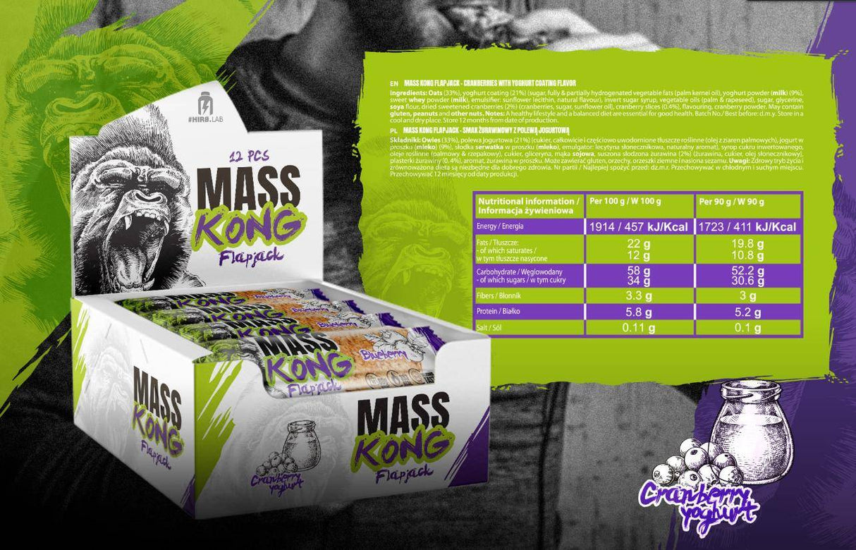 Mass Kong Flapjack ~ Oat Bar - 90 грама