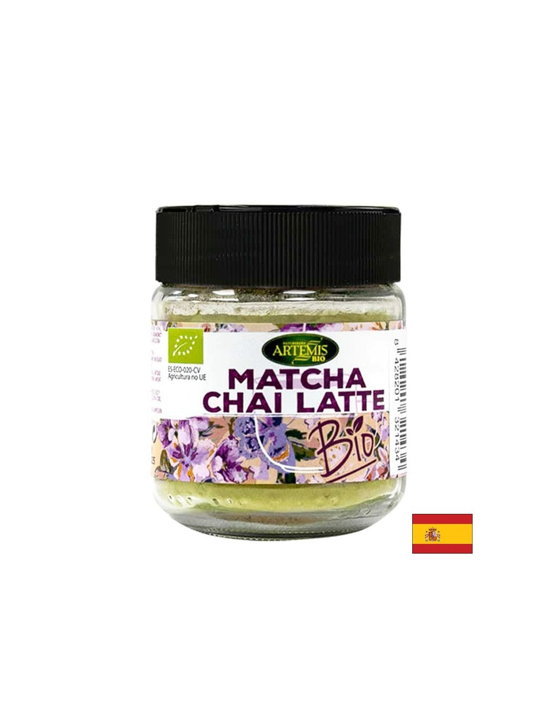 За ароматизационни напитки - билкова смес Matcha Chai Latte - с матча, индийско орехче и други органични подправки, 60 g, прах