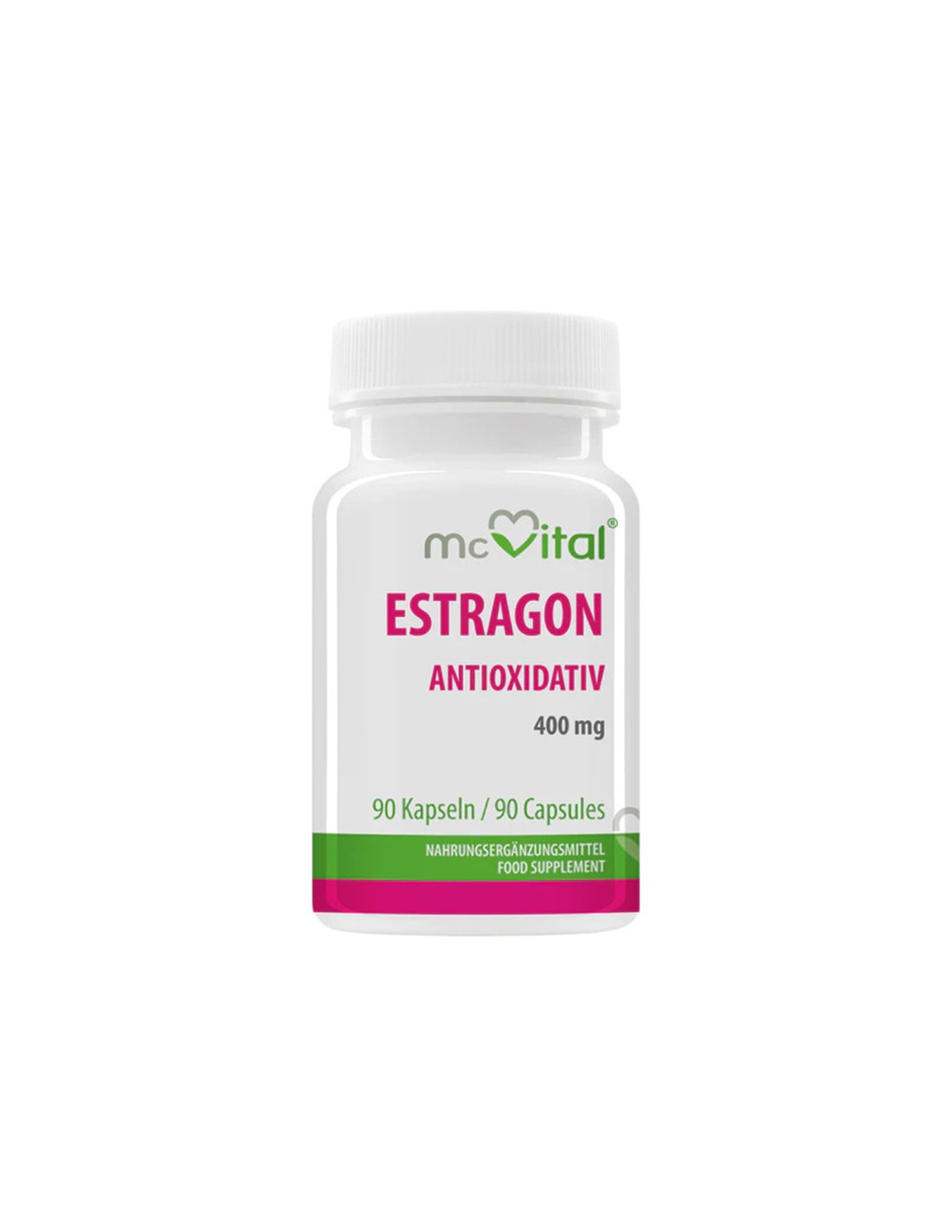 Антиоксидант - естрагон Mcvital, 400 mg x 90 капсули
