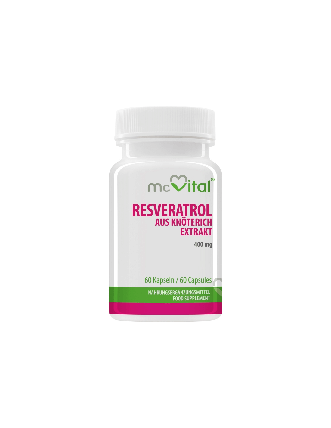 Циркулация, сърдечно -съдова система - McVital Resveratrol (от японски фалопиев тубер), 60 капсули